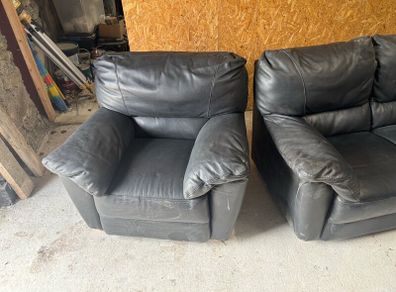 Leather couch