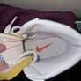 Nike White Blazer Mid runners size 6.5 Image 10