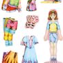 New in wooden box - Magnetic Dress up Doll Image 2