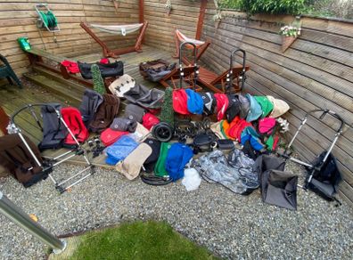 bugaboo Cameleon parts and fabrics in swords