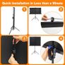 FREE EXPRESS SHIPPING 60 inch Portable Projector Screen,4:3 Portable Foldable For Home Theater Cinema Indoor Outdoor Projector Movie Screen,Screen:122cm(W) x 91cm(H) 60 Portable Tripod Image 2
