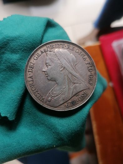 1895 Silver Crown Coin