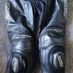 RST leather pants and  cargo jeans with armor