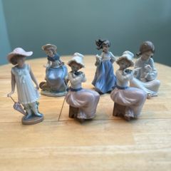 Selection Of NAO By Lladro Figurines