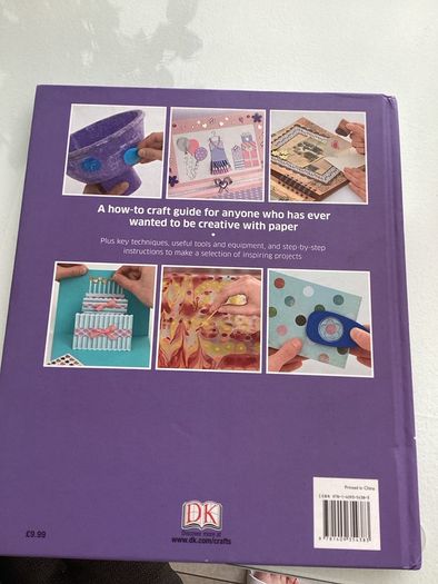Craft Book. DK Paper Crafts. Hard back book.