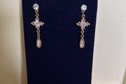 Gold tone stud earrings
