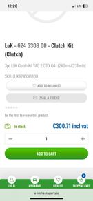 2L Tdi clutch kit