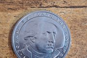 Germany, 5 Deutsche Mark 1982 D, Johann Wolfgang von Goethe - free standard postage