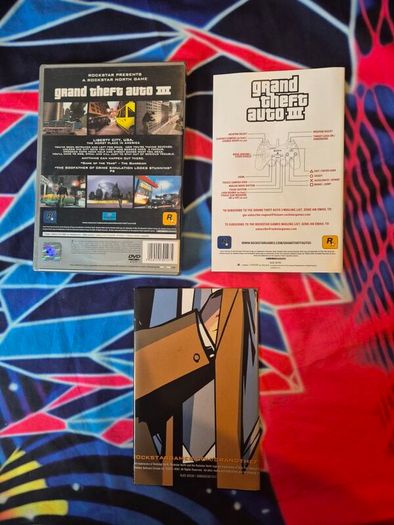 Empty Case Only Platinum Grand Theft Auto III GTA 3 PlayStation 2 PS2- Complete With Manual Australian Version