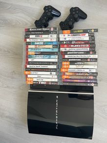 playstation 3 gaming console & games
