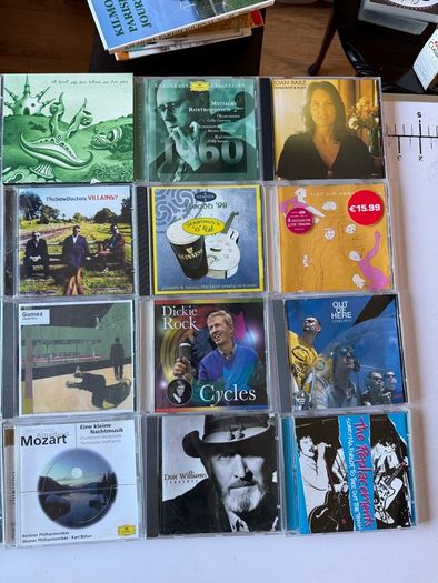 Personal Music CD and Music DVD Collection For Sale. Around 600 Titles. VG-EX Condition