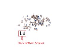 For iPhone 7 4.7" Full Complete Screw Set Repair Fix With 2 Black Bottom Screws - FHT23IPFC