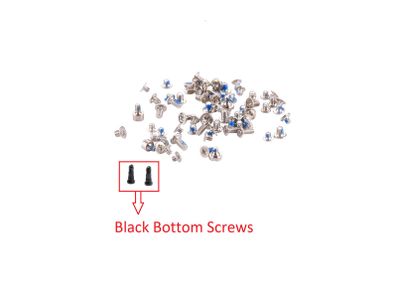 For iPhone 7 4.7" Full Complete Screw Set Repair Fix With 2 Black Bottom Screws - FHT23IPFC