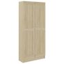 Book Cabinet Sonoma Oak 82.5x30.5x185.5 cm Chipboard Image 8
