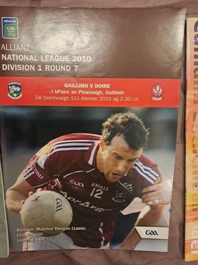 GAA Programmes X 15