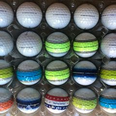 20 used Taylor Made Tour Response golf balls