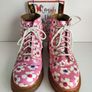 Dr Martens 101 5 eye pink daisy B175 boots UK 5 EU 38 US 7 Image 2