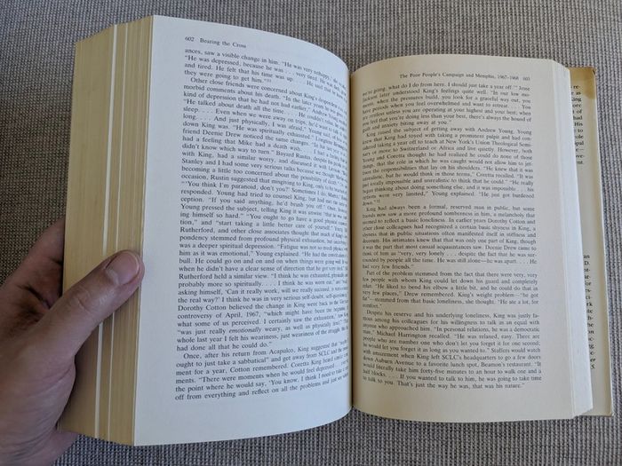 Bearing the Cross - Martin Luther King Jr - David J. Garrow - 1986 First Edition