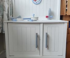 Toy wooden kitchen