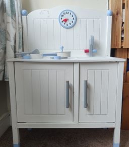 Toy wooden kitchen