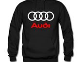 Audi logo printed hoodie