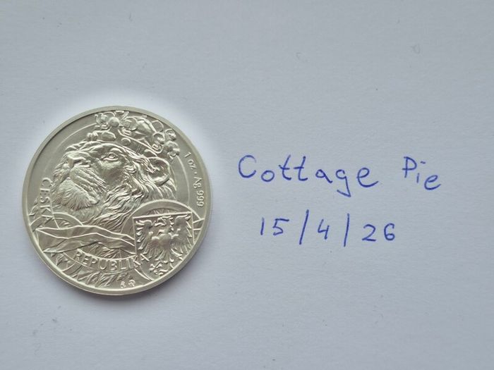 2025 Czech Mint 1 oz Silver Bullion Coin
