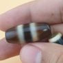 Vintage Himalayan Tibetan Lot of 3 Mixed Pattern Agate Dzi Beads Image 10