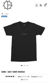 DOPEHOUSE Gibbs T-shirt Black Unisex M   Made in Poland