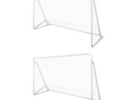 main image for ad Football Goal Nets Steel 2 pcs 240x90x150 cm
