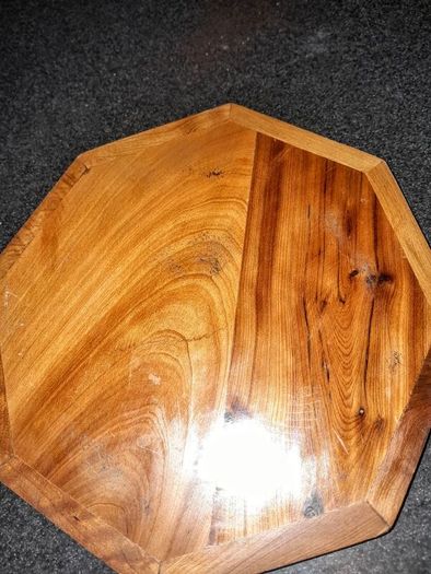 Octagonal wooden chessboard