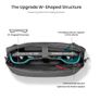 Tomtoc Carrying Case for Legion Go Handheld 2023, ROG Ally/Steam Deck OLED Image 4