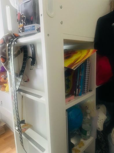 Ikea Loft Bed with desk and extra storage