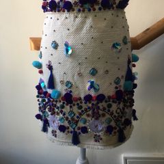 River Island embroidered skirt, new, size 12