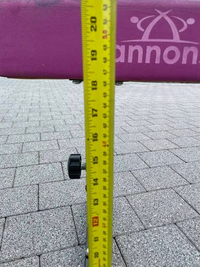 Gymnastics balance beam (adjustable)
