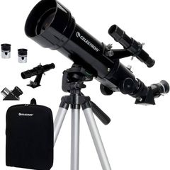 NEW SALE | Travel Scope 70 Portable Refractor Telescope Kit with Backpack, Black