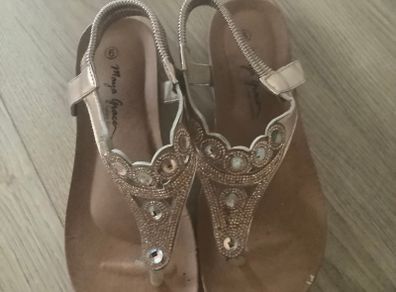 Rose Gold Sandals