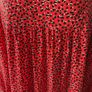 dress bnwt size 12 maxi red tiered dress size 12 v neckline long sleeved Image 3