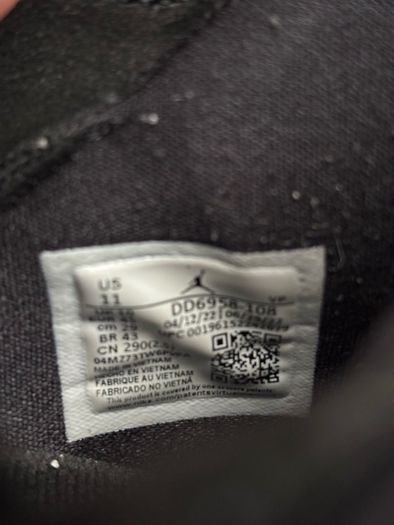 Air Jordan 37 "Oreo" Uk 10