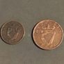 Ireland Geo III 1822 Penny and Halfpenny Image 2