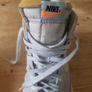 Nike shoesLightly used Nike Blazer Mid '77 PRM Vintage Bone Coconut Milk Grey/Light Blue   Mens Size 10/45 Image 7