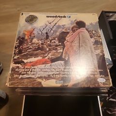Woodstock 3 vinyl 1970 usa 3 vinyl signed by Richie Havens who opened woodstock 1969 with COA