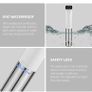 IPX7 1100W Sous Vide Cooker Immersion Circulator Accurate Cooking With LED Digital Display With 5 Vacuum Sealing Bags Image 6