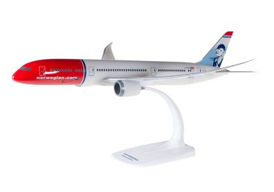 Norwegian (Greta Garbo) 1:200 scale model airplane, Boeing 787-8 Dreamliner aircraft, NEW