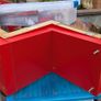 2 IKEA Z shelves red Image 2