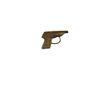 Vintage Waddingtons Cluedo Game 1983 Replacement Spare Gold Revolver Image 2