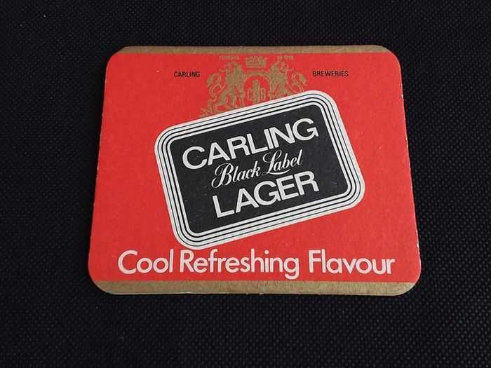 Carling Black Label : Beer Mat/Coaster