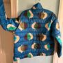 Regatta Elm Leaves Teal Orla Kiely Printed Baffled Jacket Image 4