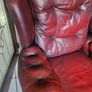 leather suite in burgandy Image 6