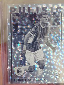 Christian Pulisic 2024-25 Topps UEFA Club Competitions Black White Icy 073/150
