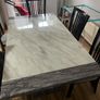 Harvey Norman Rectangular Dining Table Grey & White Image 5